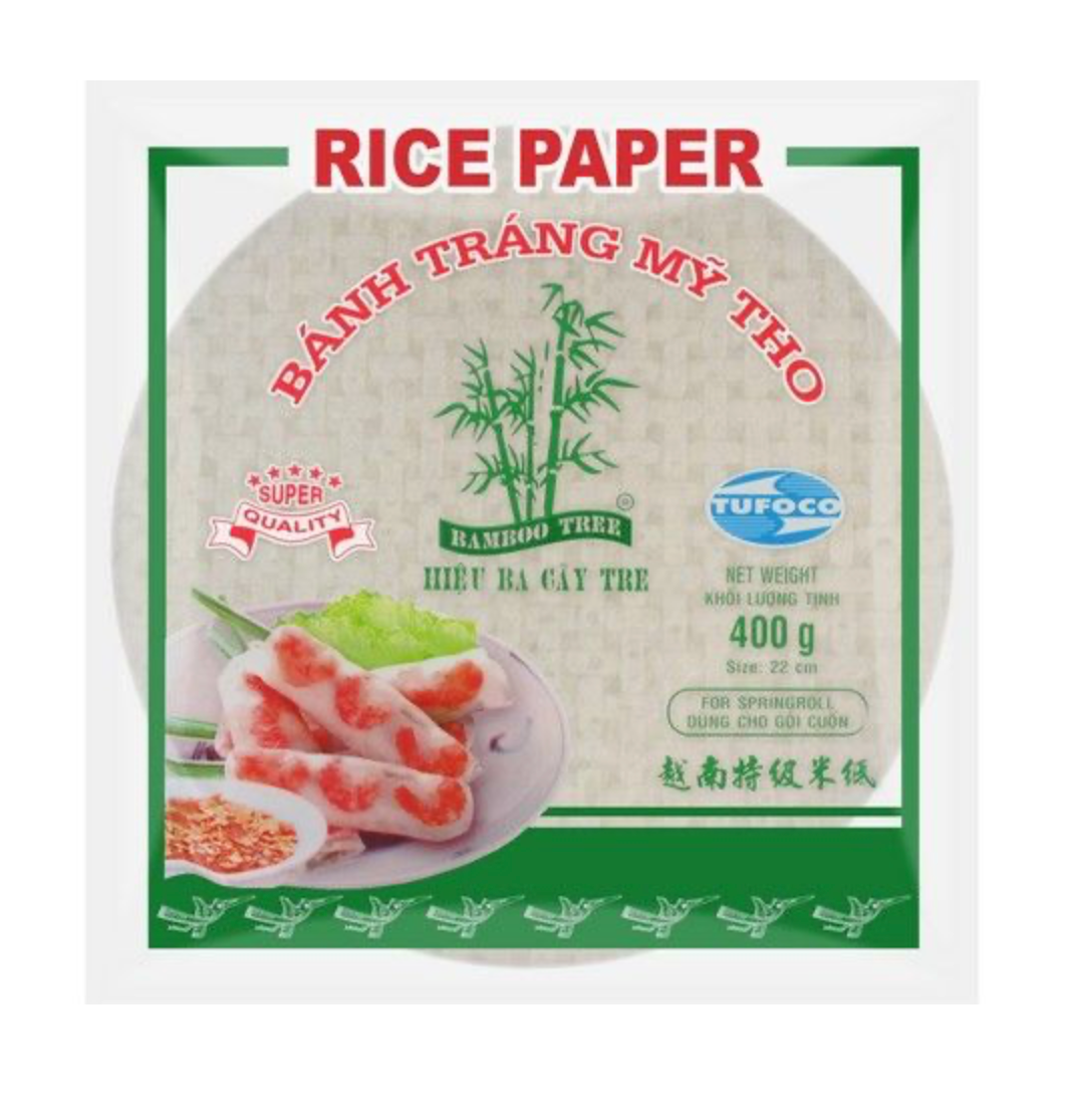 Bamboo Tree Reispapier Rund 22cm 400g
